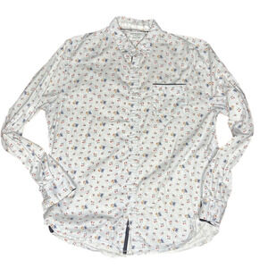 Paper Denim & cloth Men's button down casual shirt size large